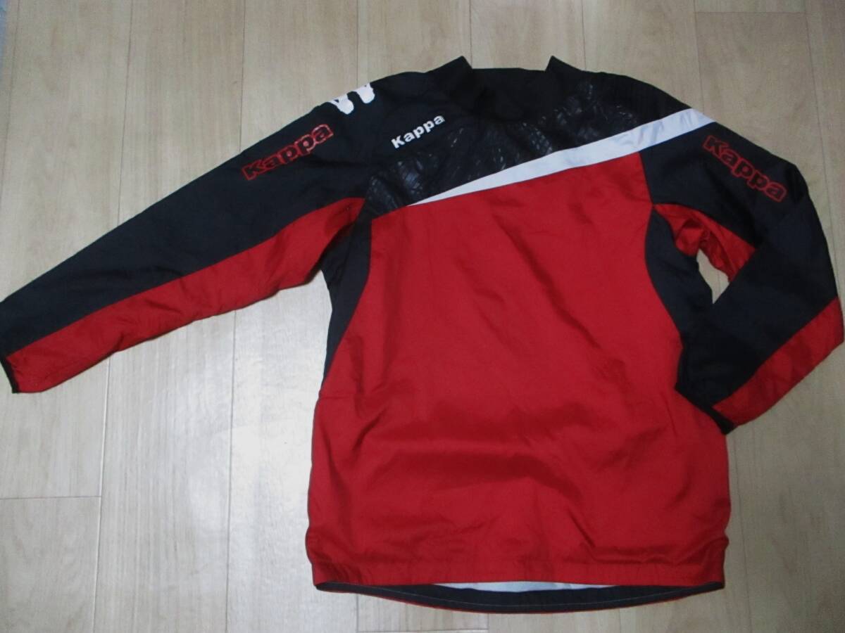 Kappa・ウインドピステ・赤×黒色・サイズ160㎝拍卖