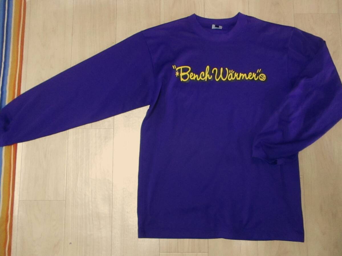 BENCH WARMER・ドライ長袖シャツ・紫色・サイズL拍卖