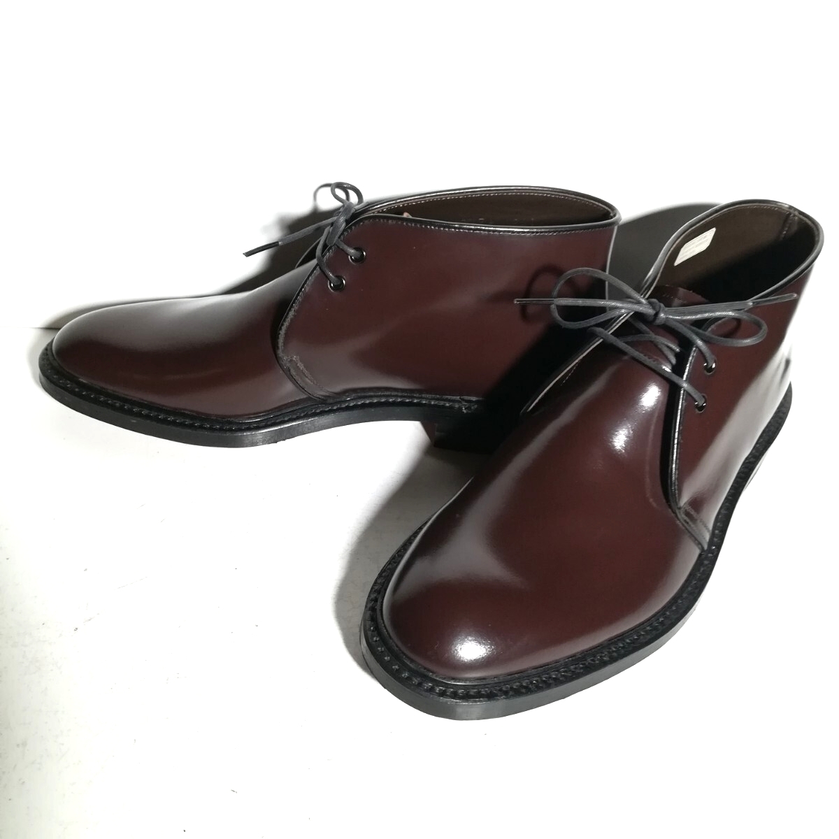 d0261 【新品同様・試着程度】 ★リーガル REGAL★ Y227 Imperial Grade チャッカブーツ 24.5EE 茶 ダークブラウン 革靴 シューズ拍卖