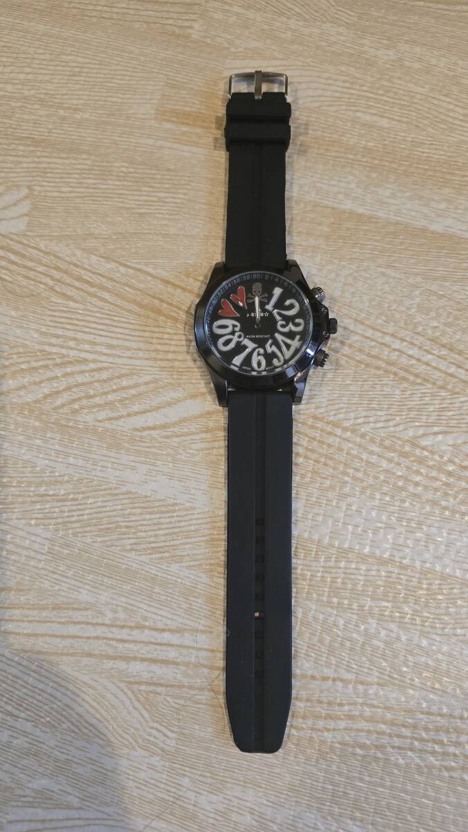 大型文字盤 ドクロ ハート かわいい 未使用拍卖