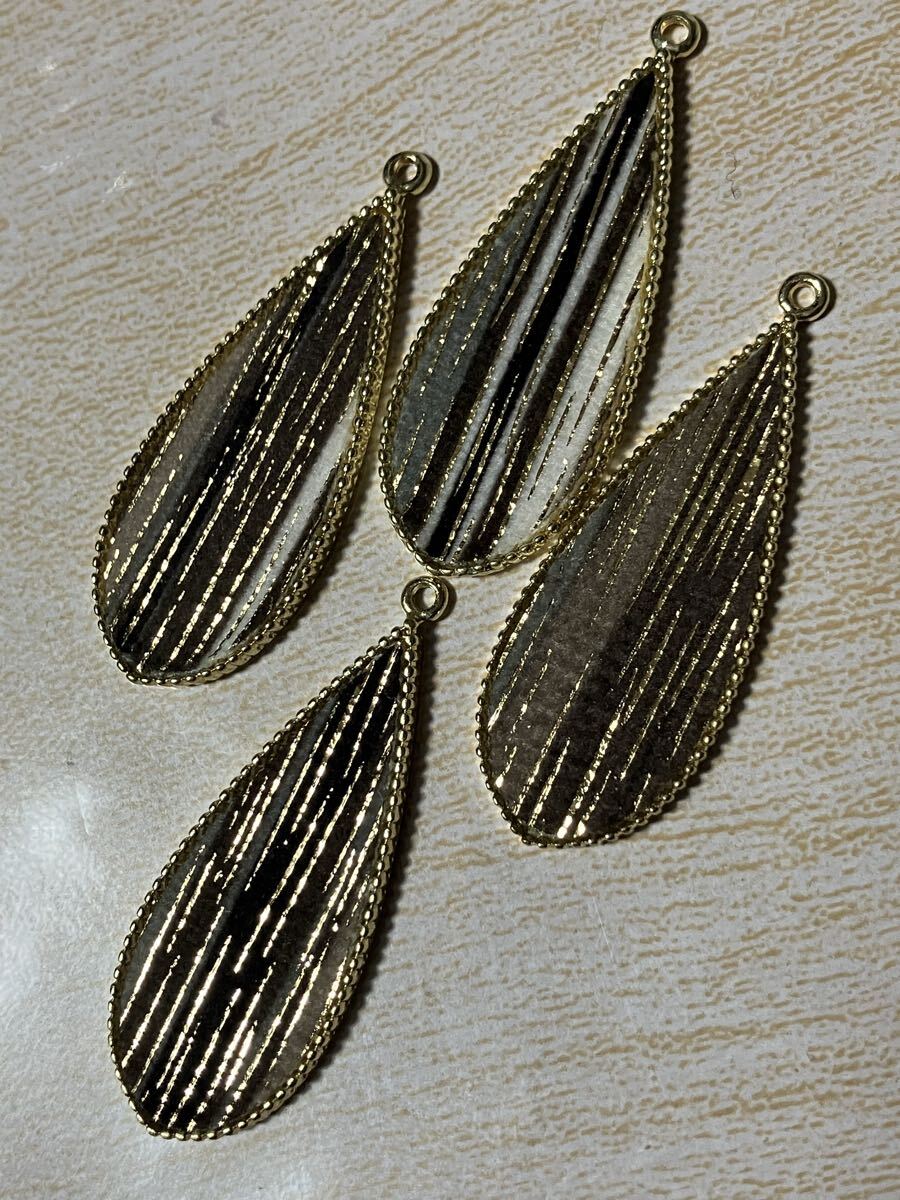 ハンドメイド チャーム パーツ4枚セット 新品同様拍卖