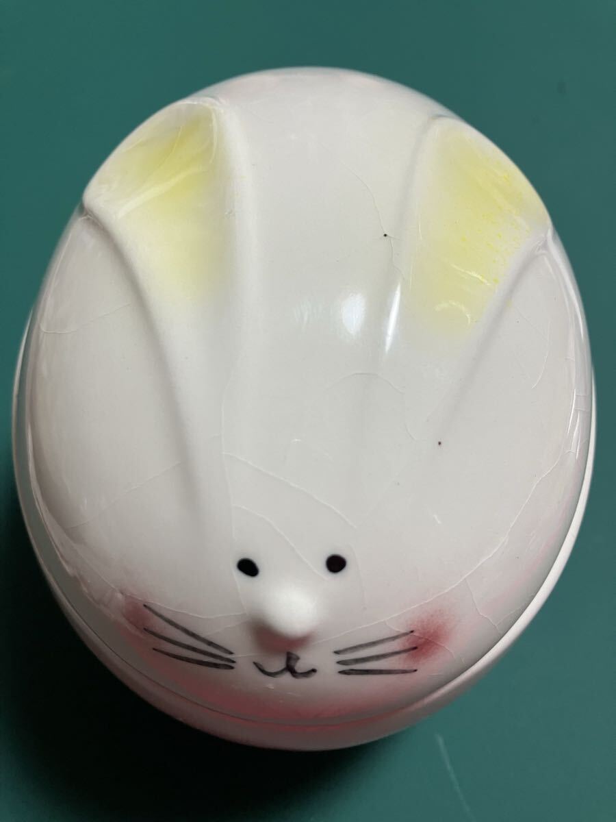 うさぎの小物入れ 陶器 兎 ウサギ ラビット拍卖