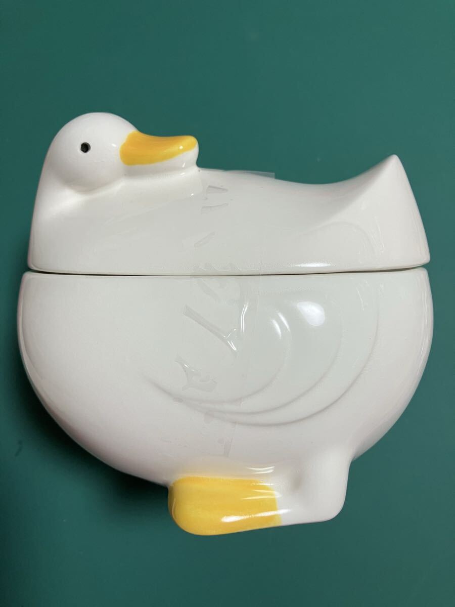 アヒルの小物入れ 陶器 あひる ダッグ拍卖