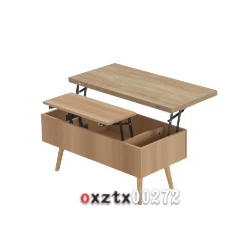 ナチュラル テーブル 油圧昇降式テーブル 昇降テーブル ダイニングテーブルローテーブル センターテーブル 送料無料 一人暮らし 高さ調節拍卖