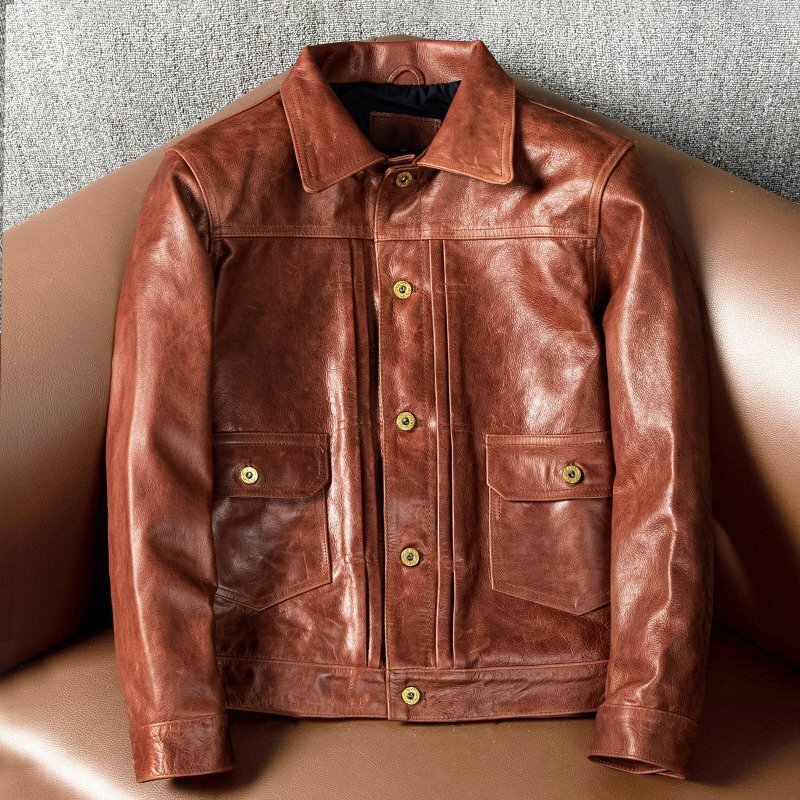 美品☆☆ドライビングコート レザージャケット ブラック カーコート ブレーキマン イタリアンレザー 牛革拍卖