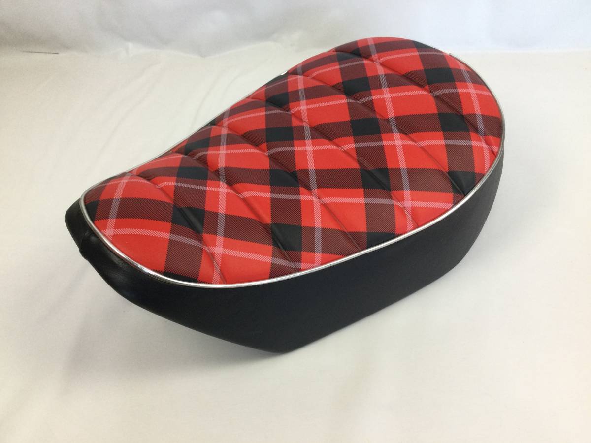 送料600円 モンキー125 生地 チェック柄 銀PP シート タックロール 検(モンキー Z50J 30周年 40周年 Z50M) 生地のみですご注意ください拍卖