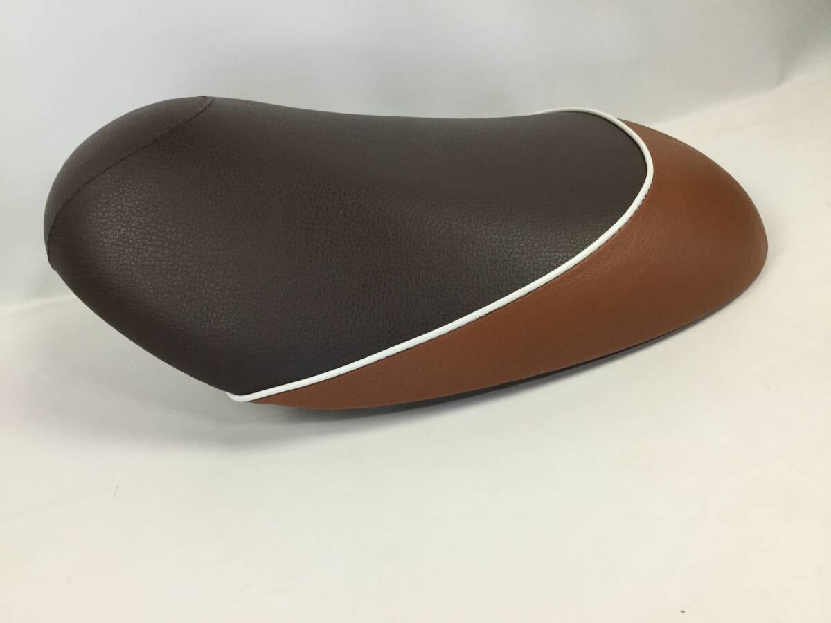 送料230円 ホンダ HONDA AF55 スクーピー 濃茶茶白PP 生地 シート シートカバー シート表皮 シート 生地のみですご注意ください拍卖