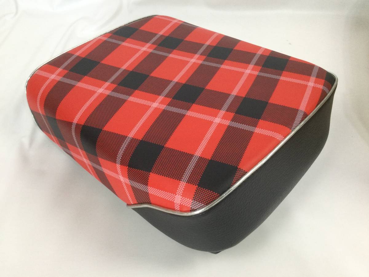 訳あり ホンダ カブ タンデム シート チェック柄 ピリオンシート リアシート 検 スーパーカブ ハンターカブ リトルカブ C50 C70 C90 CT125拍卖