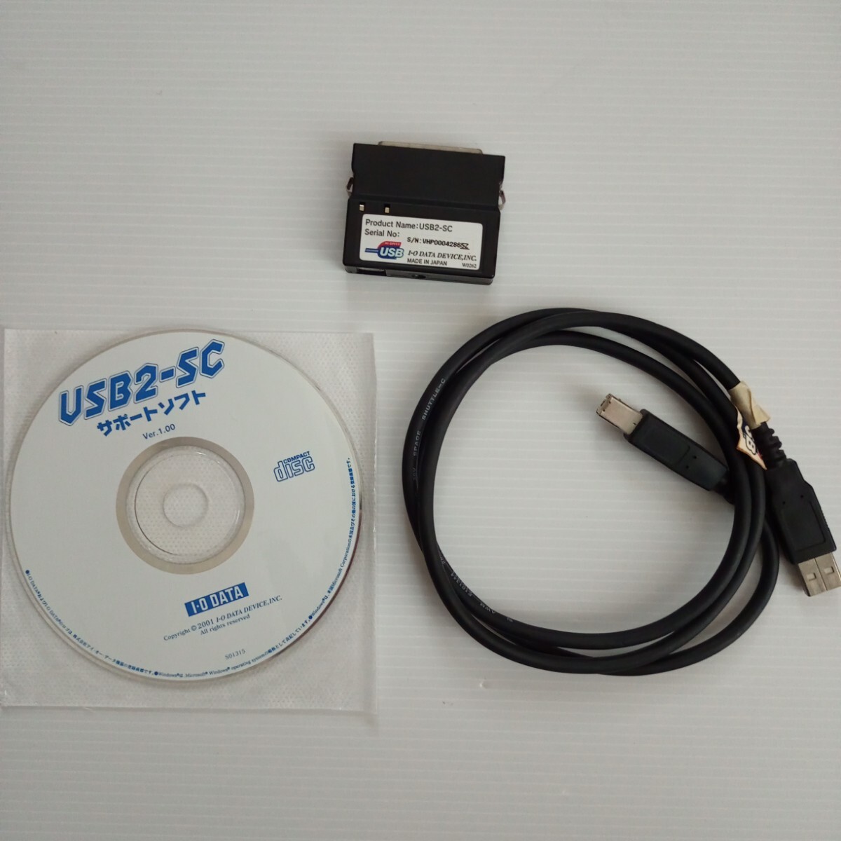 【全付属品有り】I-O DATA USB2-SC USB2.0/1.1対応 SCSI機器用コンバータ拍卖