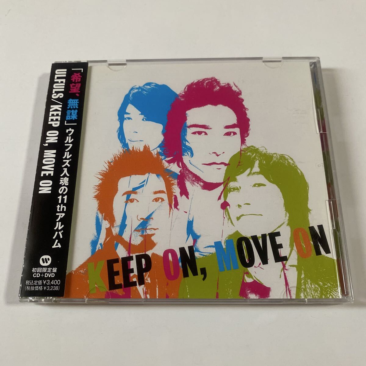 ウルフルズ CD+DVD 2枚組「KEEP ON, MOVE ON」拍卖