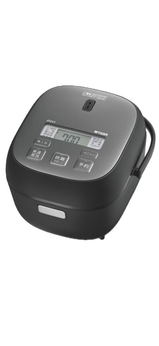 【未開封未使用品】 TIGER マイコンジャー炊飯器 炊きたて タイガー JBS-B055 KL メタルブラック 3合炊き 白米0.54L J-504拍卖