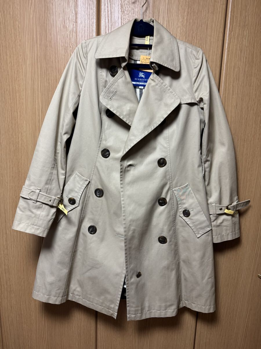 BURBERRY BLUE LABEL トレンチコート バーバリーブルーレーベル ベージュ 38 アウター J-485拍卖