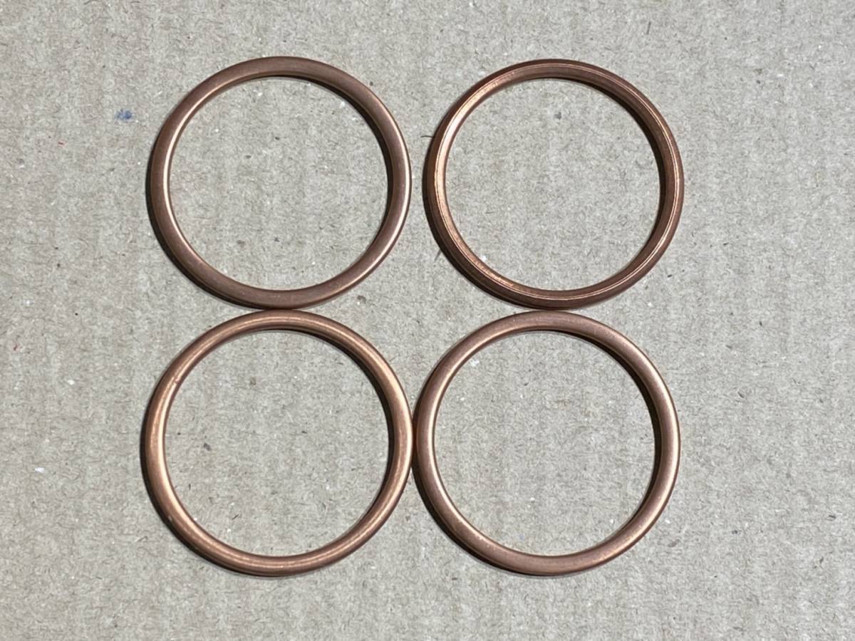 送料185円!1台分 ニンジャZX-25R ZX250E ZX25R エキゾーストマフラーガスケット拍卖