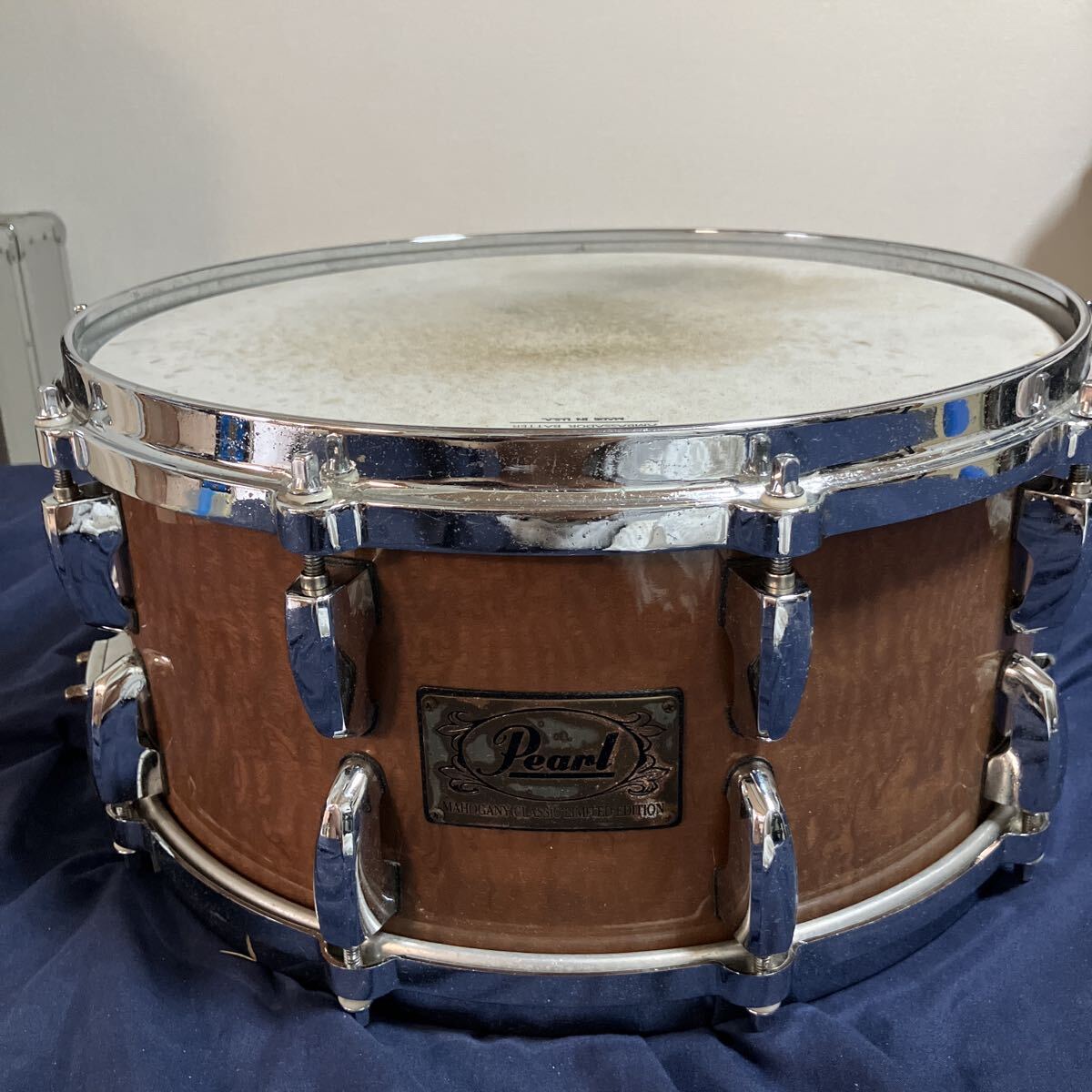 Pearl マホガニー スネアドラム 貴重拍卖