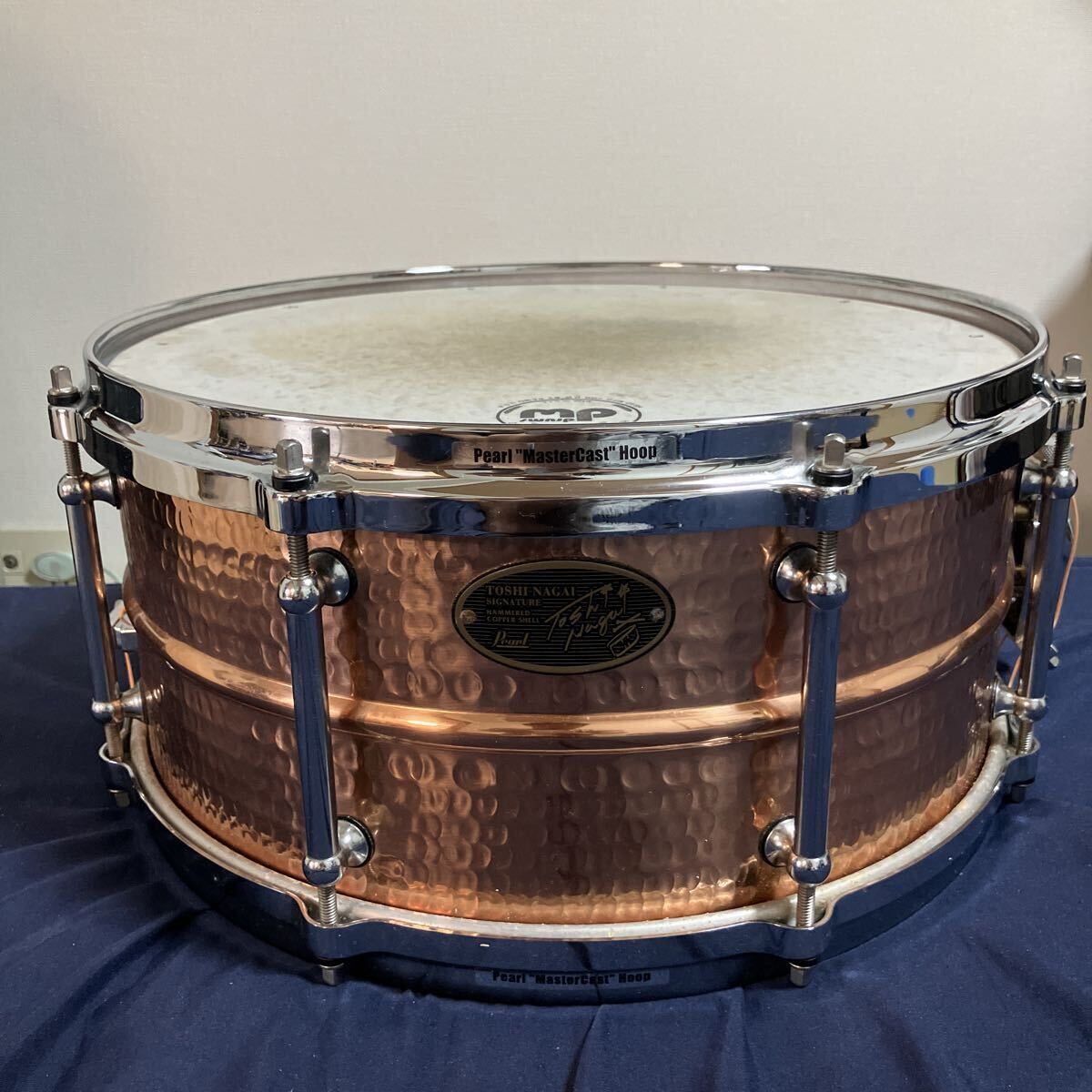 Pearl スネアドラム コパー トシナガイ拍卖