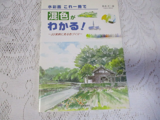 水彩画これ一冊で混色がわかる 88実例に見る色づくり 秋本不二春拍卖