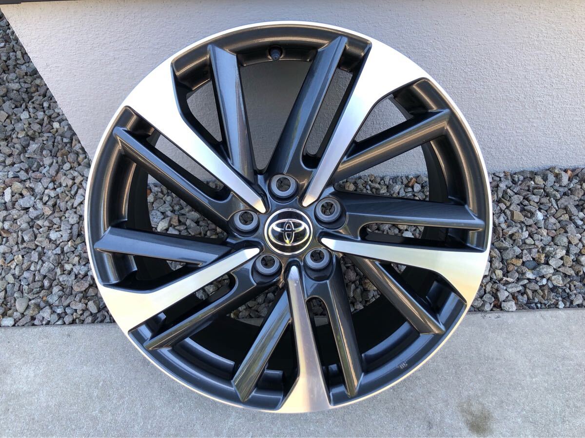 ■美品■ TOYOTA トヨタ カローラクロス ハイブリッドZ 6AA-ZVG11 ZXG15 R4年.3月 アルミホイール 純正 18インチ/7J/1本 ③拍卖