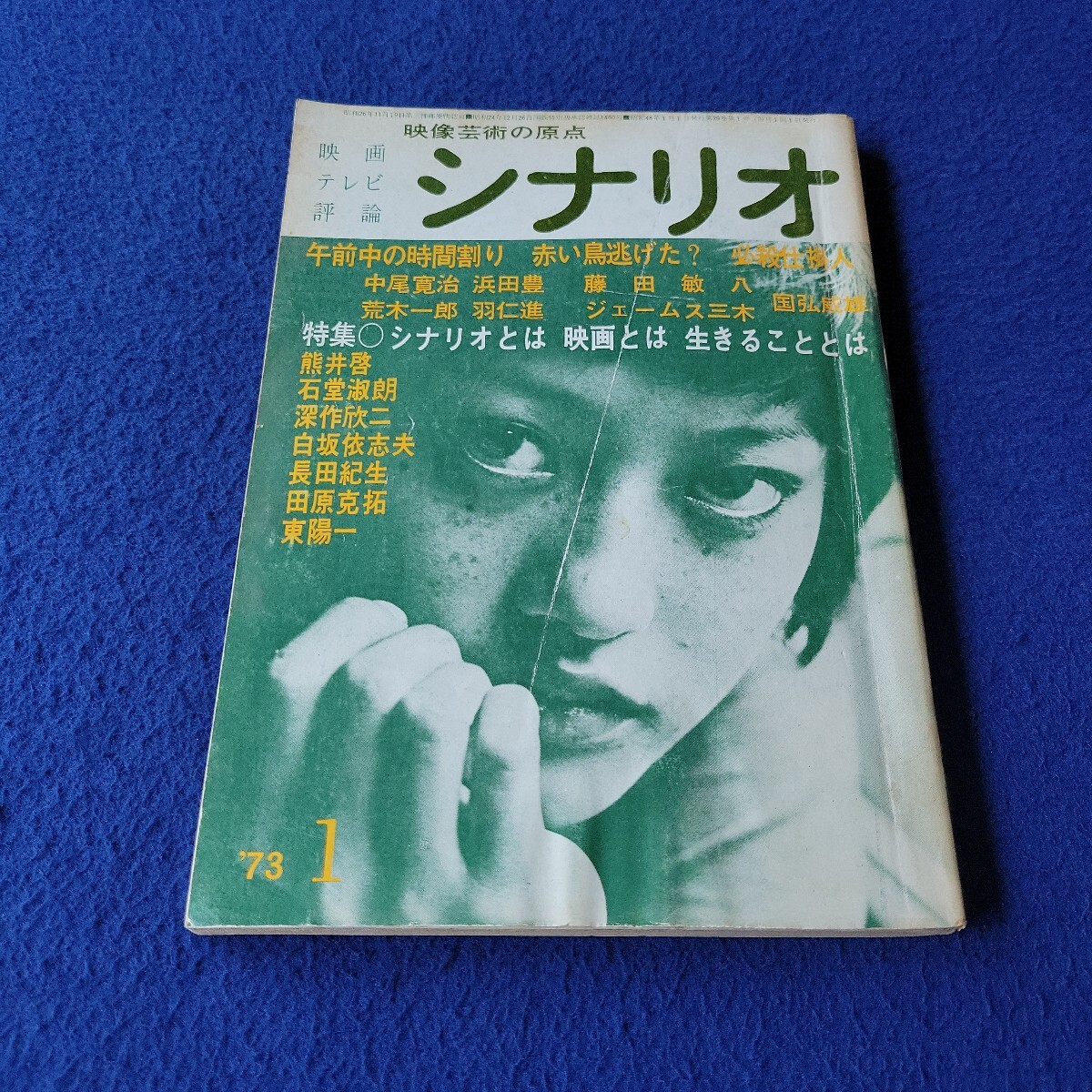シナリオ〇1973年1月1日発行〇VOL.29/No.1〇作家〇映画〇テレビ〇脚本〇台本〇映像〇芸術〇必殺仕事人〇熊井啓〇国木田アコ拍卖
