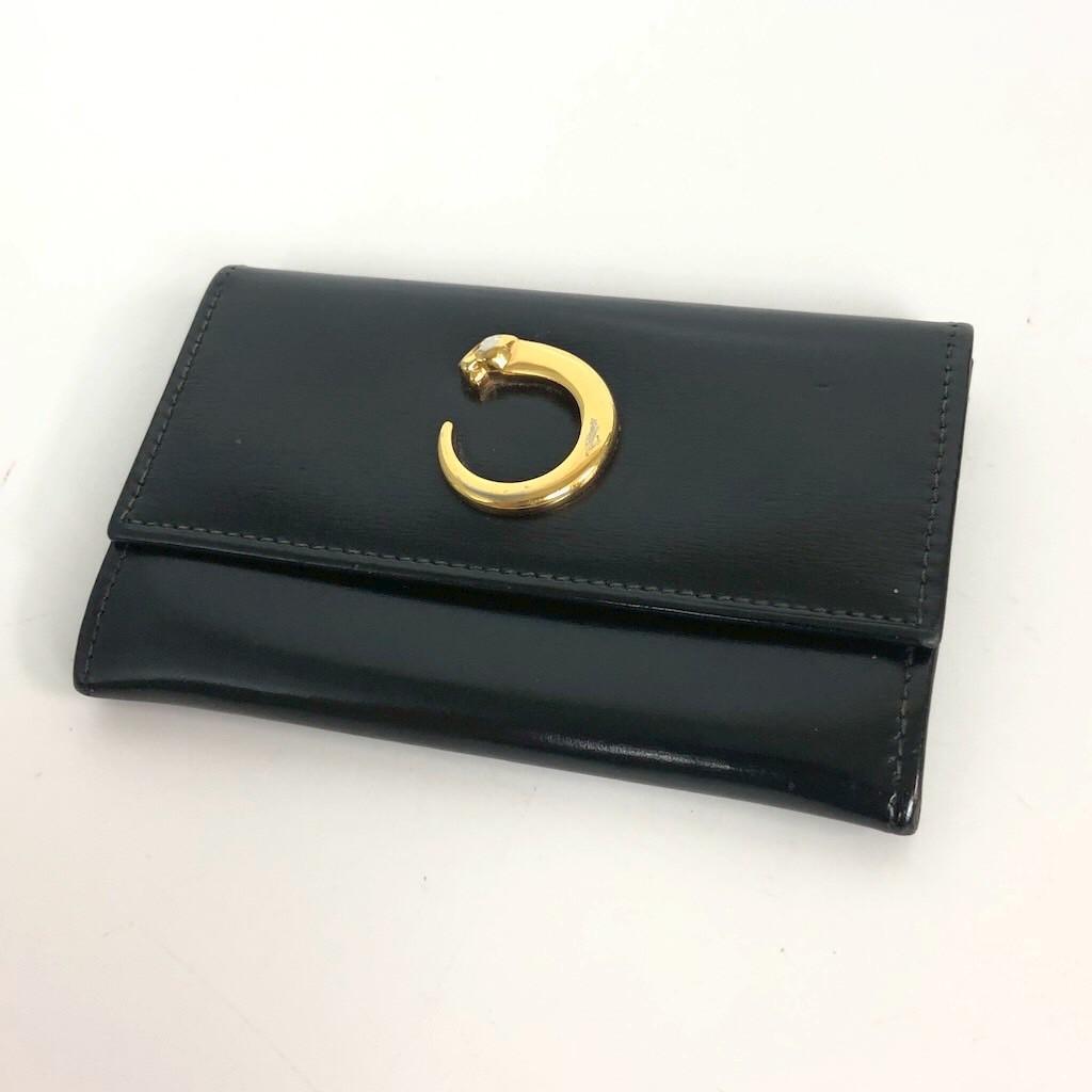 Cartier カルティエ パンテール カードケース ブラック メンズ ブランド 【233020 1002-K1 n-k 500】拍卖