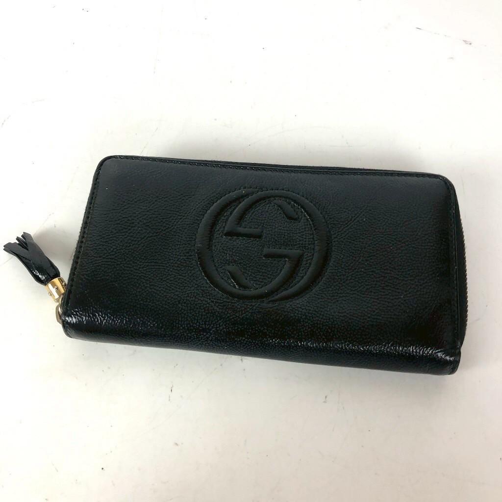 GUCCI グッチ ソーホー インターロッキングG ラウンドファスナー 長財布 2756-56 911-K2 n-k 600拍卖