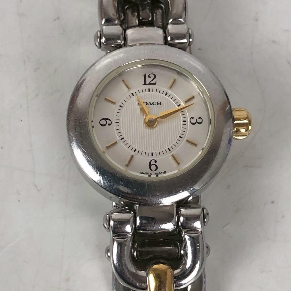 COACH コーチ アナログ 腕時計 クオーツ シルバー レディース ブランド 39-42-3 918-K1 n-k 1750拍卖