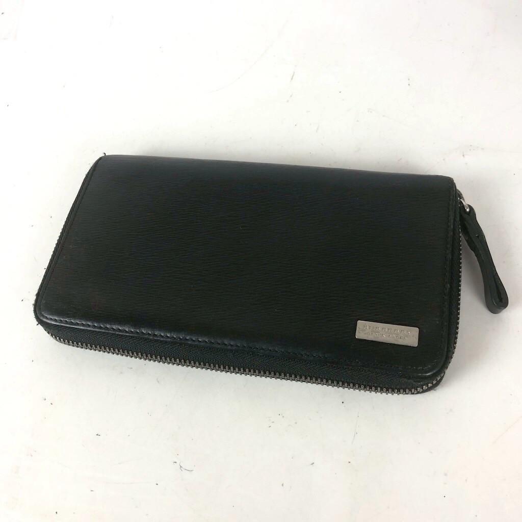 BURBERRY BLACK LABEL バーバリー ブラックレーベル 長財布 746-4 918-K1 n-k 100拍卖