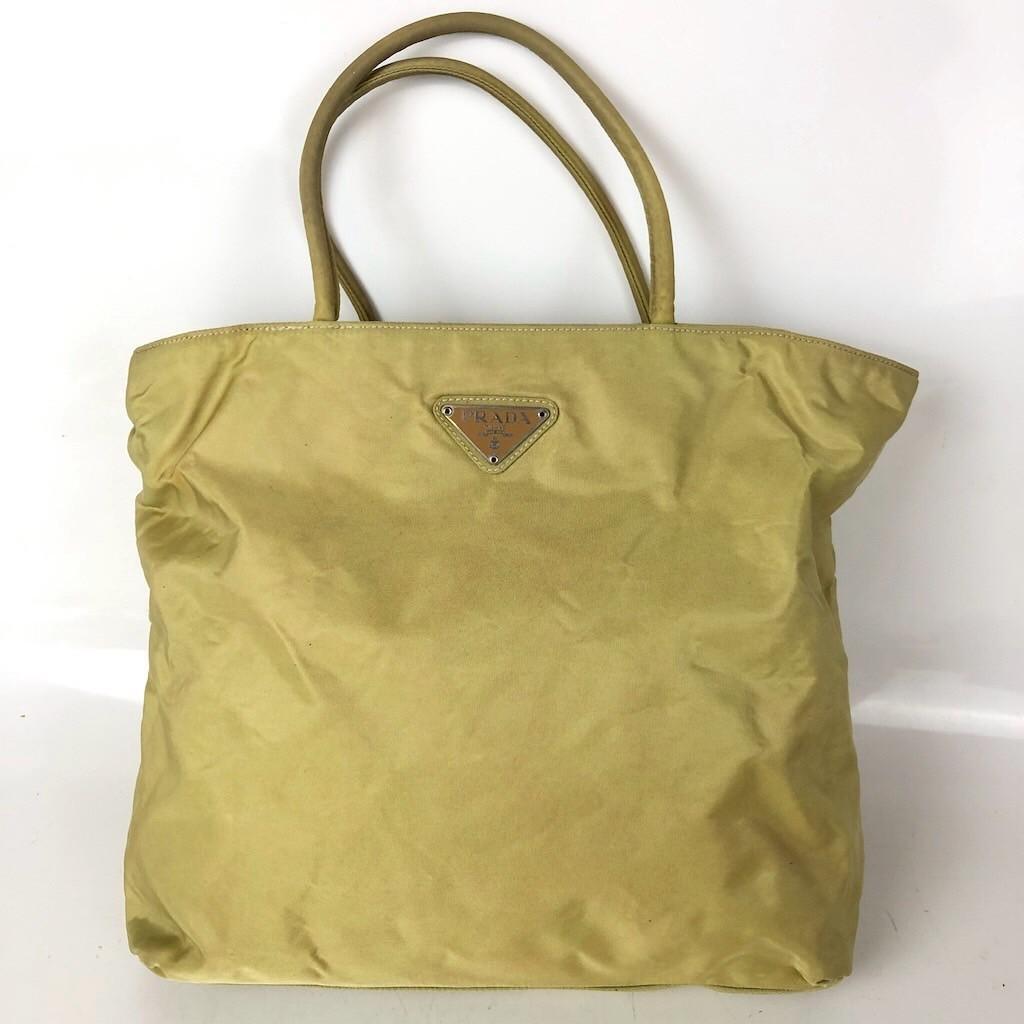 PRADA プラダ ナイロン ハンドバッグ イエロー レディース ブランド 5152-5254-2 911-B2 n-k 6000拍卖