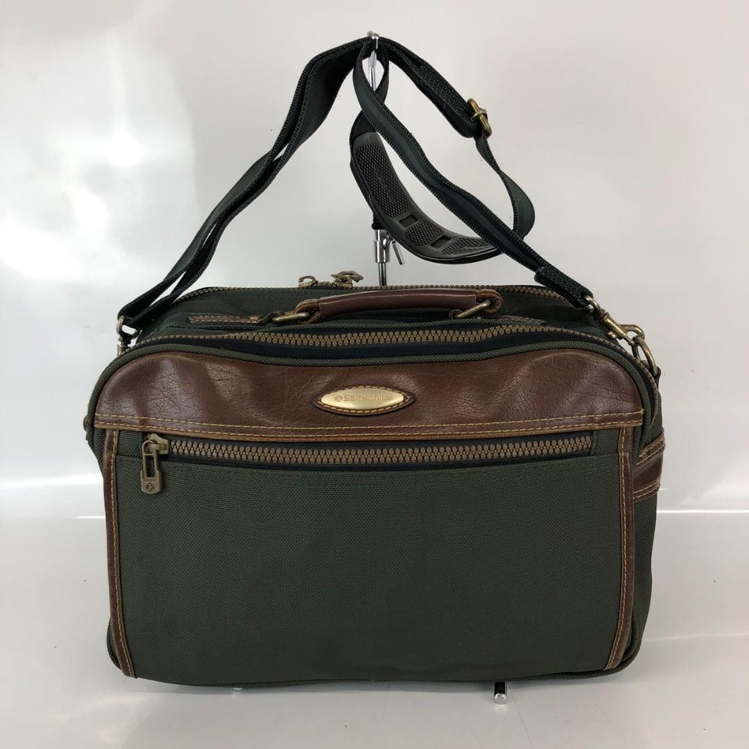 SAMSONITE サムソナイト ショルダーバッグ グリーン メンズ ブランド 8436-3 815-B5 nt-yt 700拍卖