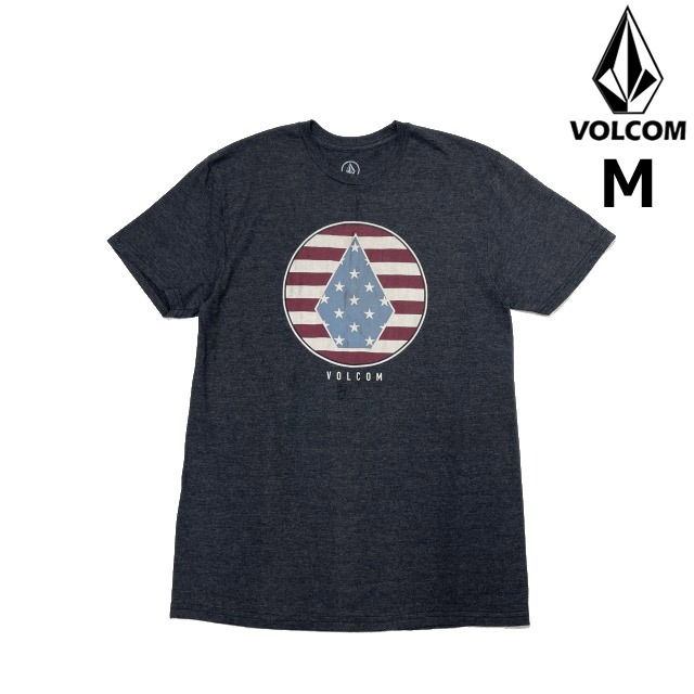 売切り【正規新品】VOLCOM ボルコム◆半袖 Tシャツ スケート サーフ ストーンロゴ 男女兼用(M)グレー 250617-B拍卖