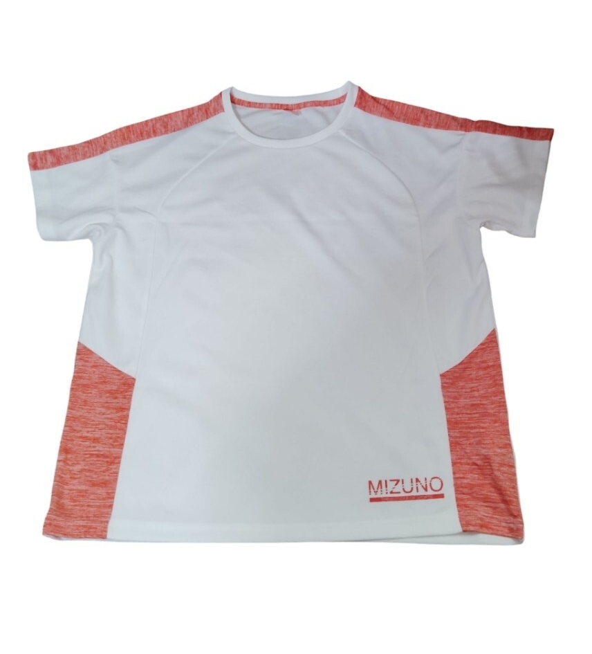 (sp125)MIZUNO ミズノ 半袖Tシャツ Lサイズ ホワイト レディース トレーニングウェア吸汗速乾 紫外線カット クルーネック 拍卖