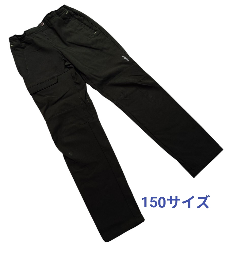 (sp123)ワークマン FieldCore  カーゴパンツ  黒 150サイズ  ボトムス アウトドア カジュアル 登山 匿名配送拍卖
