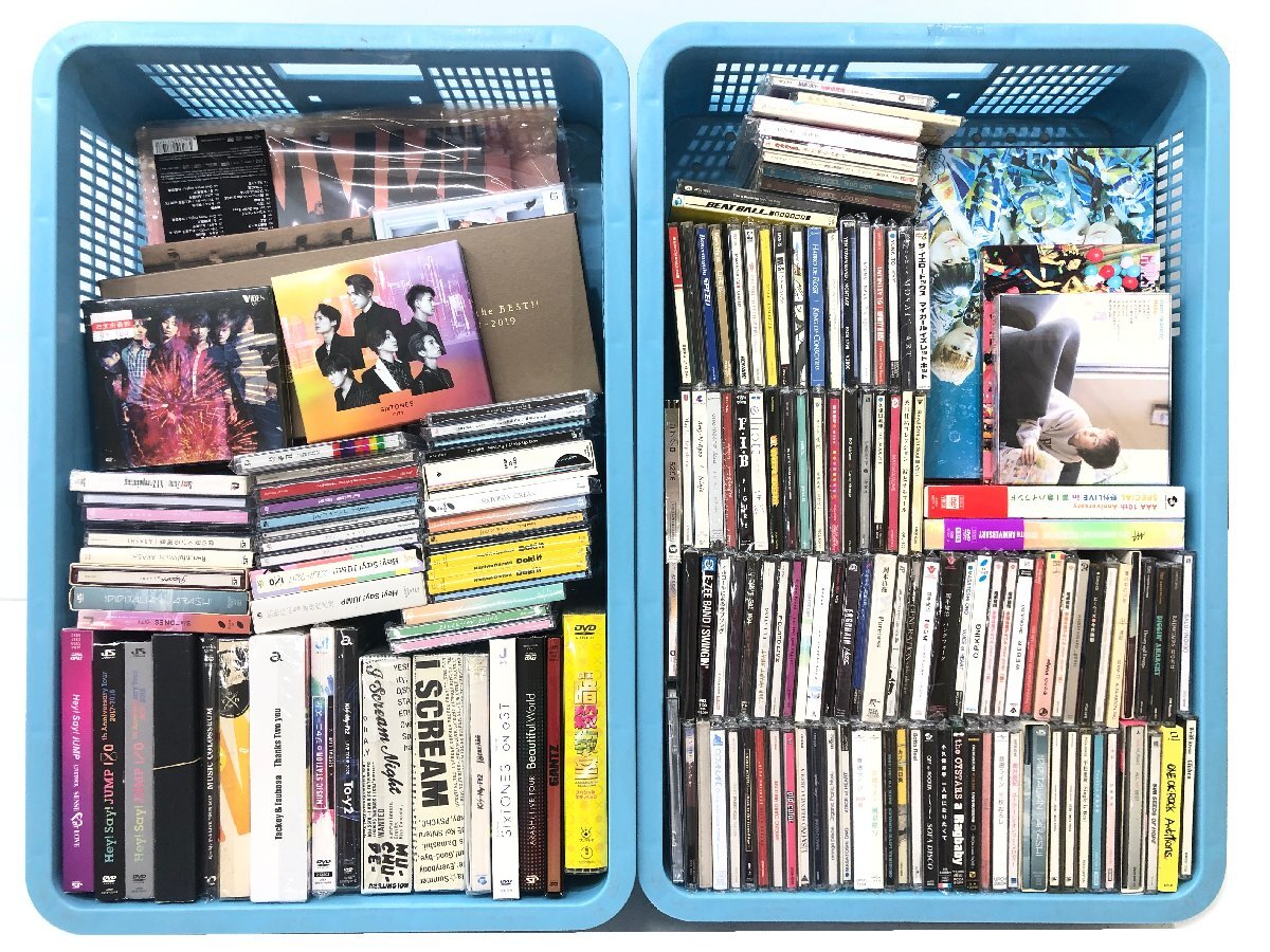 △【2】ジャンク 邦楽 CD DVD 大量 まとめ Hey!Say!JUMP/Sexy Zone/SixTONES/V6/GANTZ/暗殺教室 等 同梱不可 1円スタート拍卖