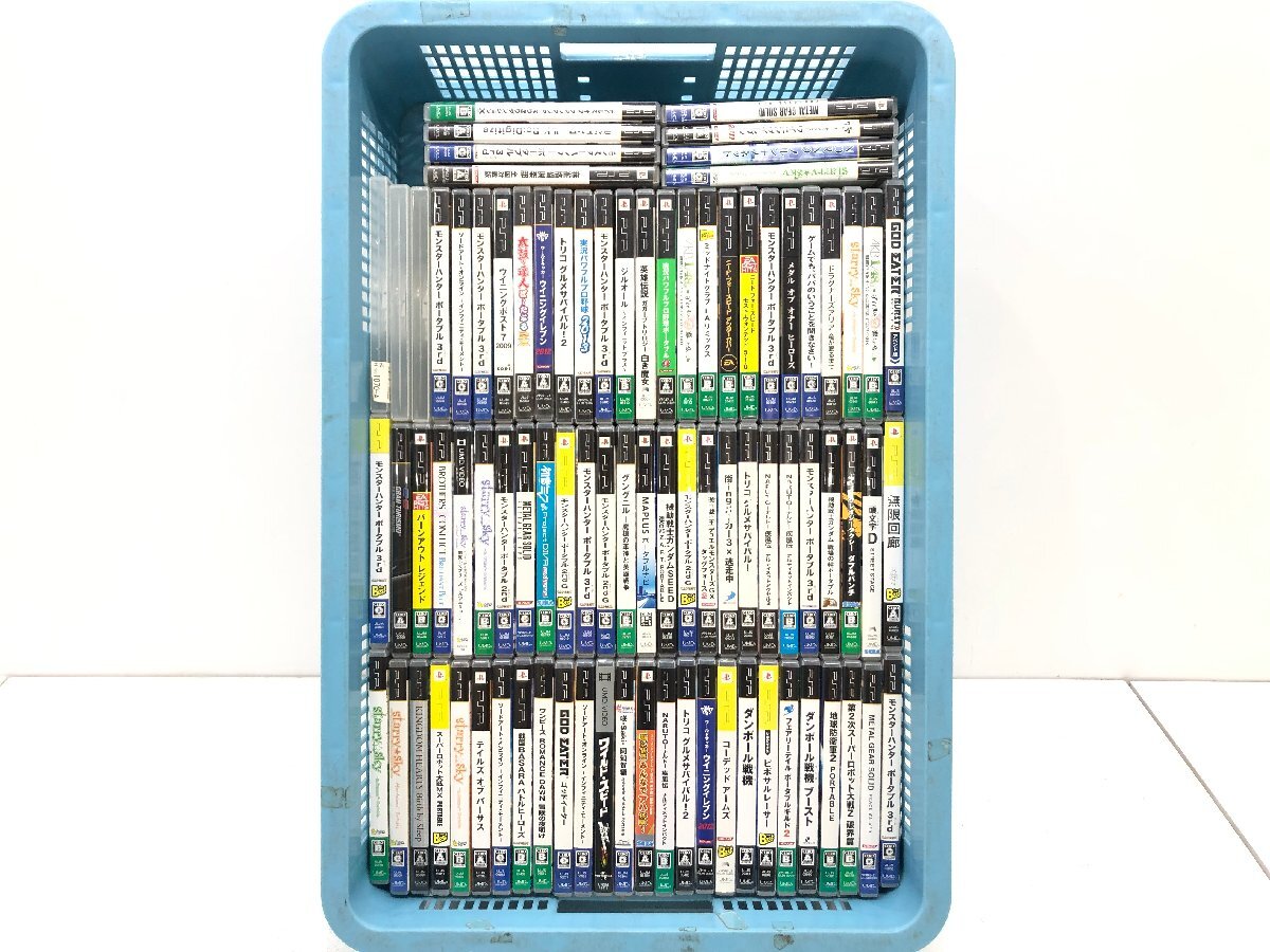 ◇【52】ジャンク品 PSPソフト 86本まとめ ソードアートオンライン/デジモンワールド/トリコ/NARUTO/ワンピースなど 同梱不可 1円スタート拍卖