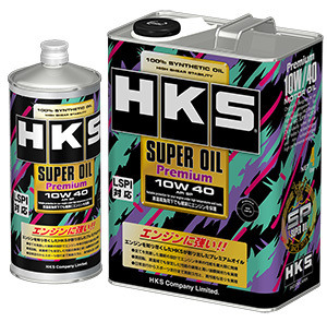 【HKS】スーパーオイルプレミアム 10W40 4L缶+1L缶×2缶(合計6L) API/SP 規格品 LSPI対応 100%シンスティック拍卖