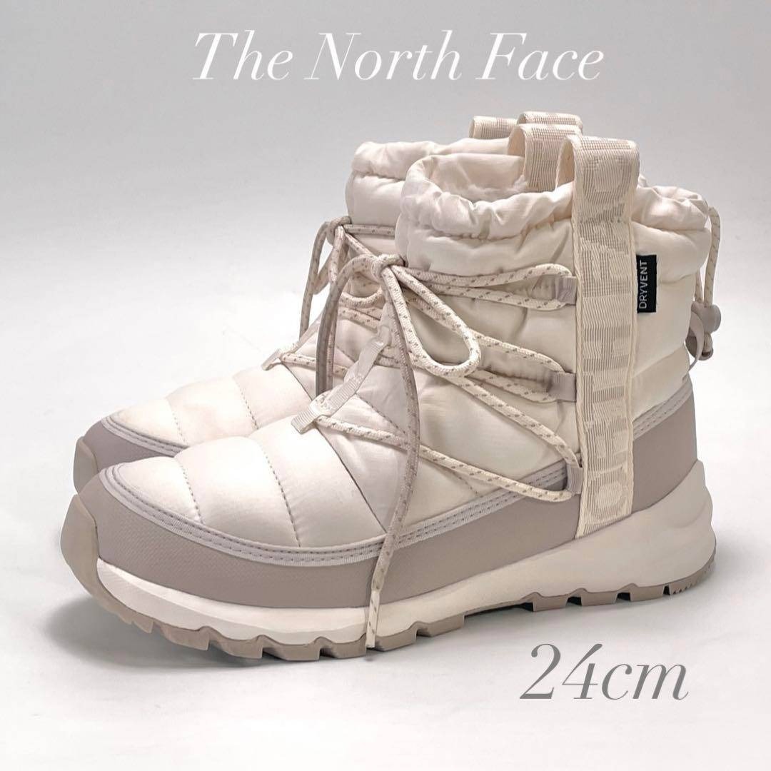 The North Face ノースフェイス 厚底 防水 ウインターブーツ スノーブーツ ショートブーツ サーモボール レースアップ ウォータープルーフ拍卖