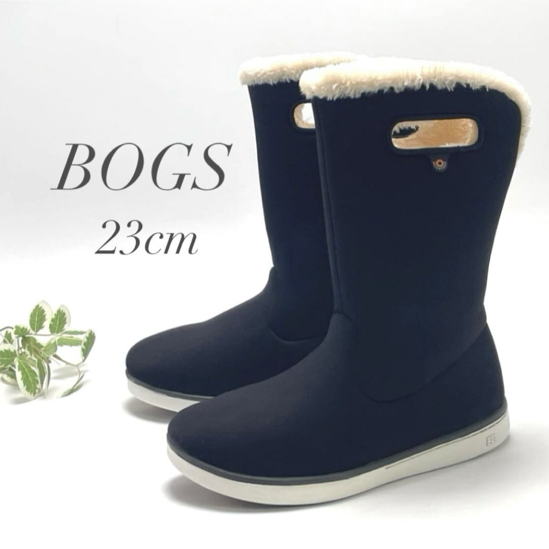 BOGS ボグス WOMENS MID BOOTS ウィメンズ ミッドブーツ 防寒 防水 スノーブーツ ウインターブーツ 23cm ブラック 黒 レディース 軽量拍卖