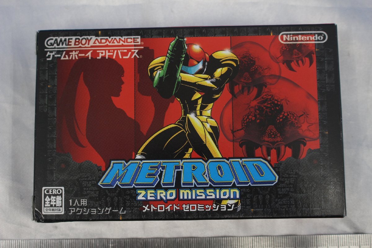 M1682★★同梱不可★★GBA メトロイドゼロミッション ゲームボーイアドバンス METROID: ZERO MISSION 箱説あり拍卖