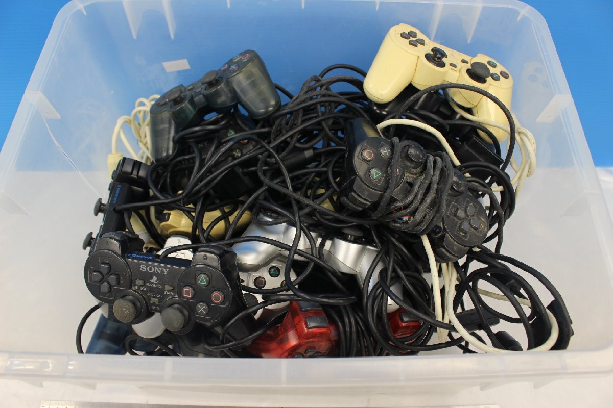 LJ1692★★同梱不可★★PS2 アナログコントローラー DUALSHOCK 2 SCPH-10010 23個 まとめ ジャンク拍卖