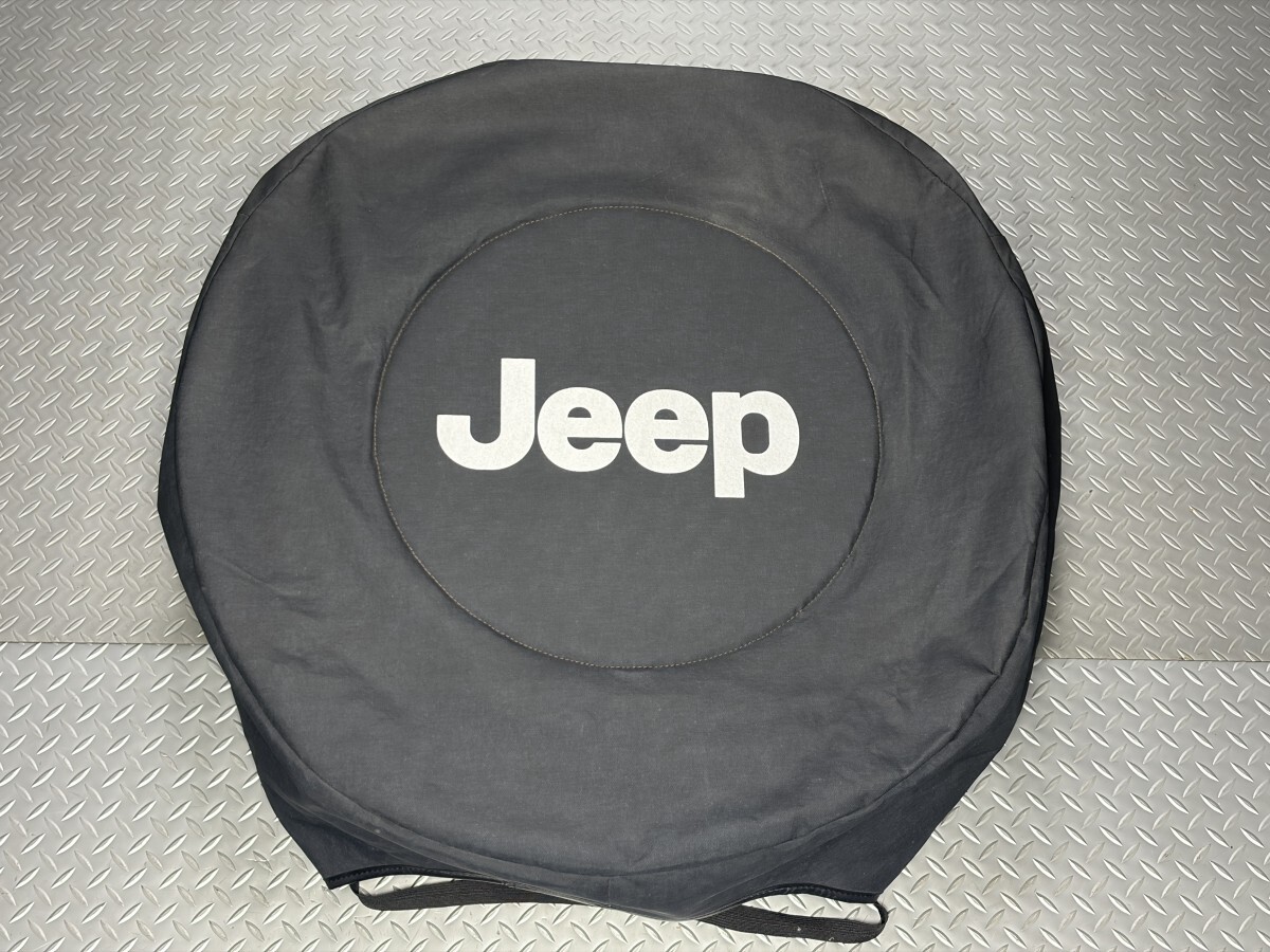 【美品】Jeep ラングラー 純正 スペアタイヤカバー リア背面 ソフトタイヤカバー Wrangler ジープ (25100029)拍卖