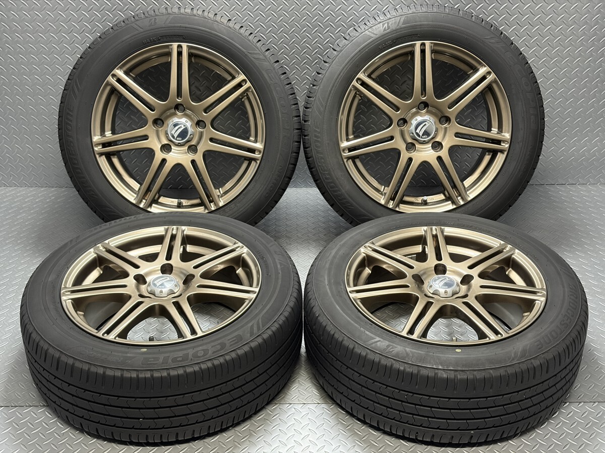 ブリヂストン製アルミ BEO S03 16インチ 7JJ +49 5穴114.3 BS ECOPIA NH100 205/55R16 (25090086)拍卖