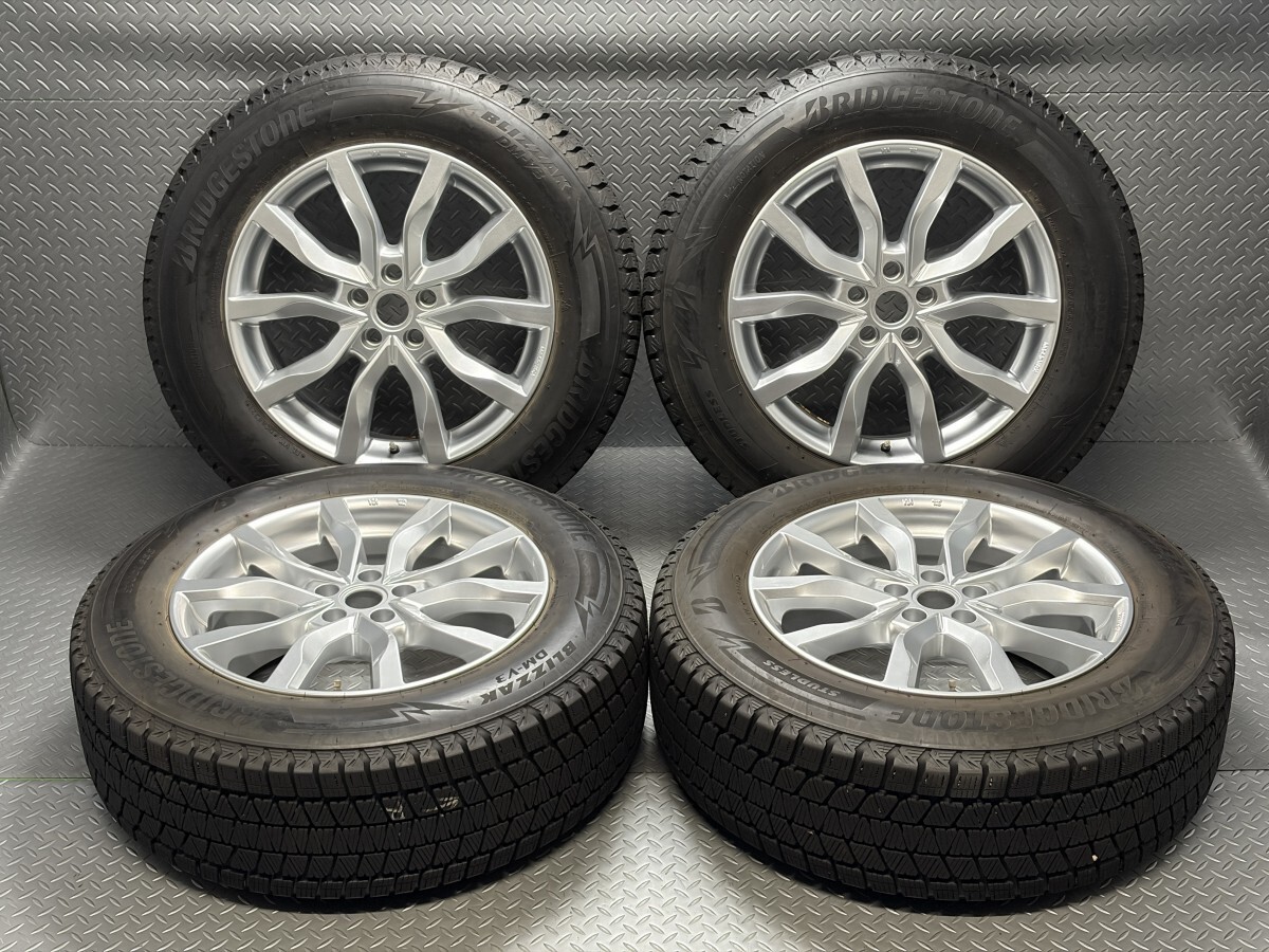 【イヴォーク/ディスコ3&4/フリラン2/Eペイス等】21年製 ブリザック DM-V3 235/65R18 MAK HIGHLANDS 18インチ 8J +45 5穴108 (25090118)拍卖