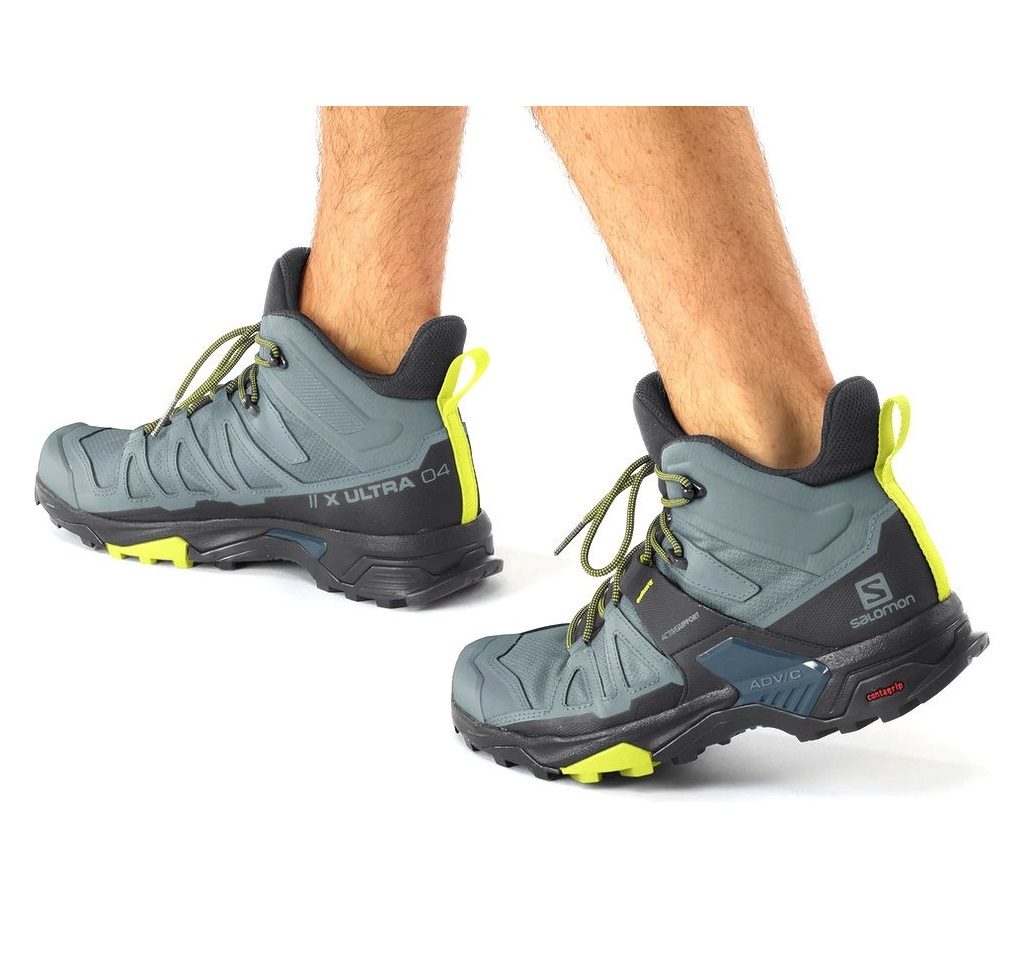 SALOMON/サロモン/X ULTRA 4 Mid GTX/416246/ゴアテックス/ミッドカット/スニーカー/27.5cm/contagripソール/トレッキングブーツ拍卖