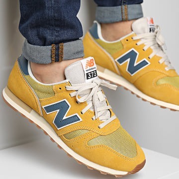 New Balance/ニューバランス/スウェードローカットスニーカー/ML373HG2/メッシュアッパー/ガムラバーアウトソール/26.0cm拍卖