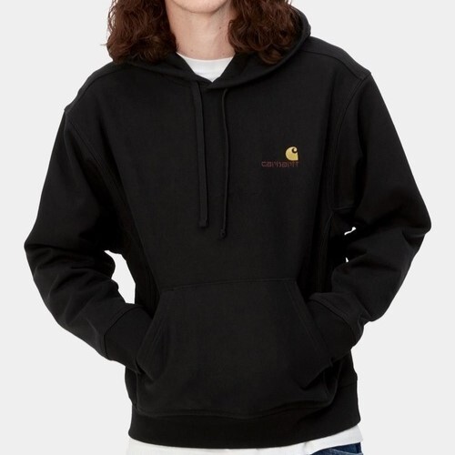 Carhartt WIP/カーハート/HOODED AMERICAN SCRIPT SWEAT/フーデッドアメリカンスクリプトスウェット/プルオーバーパーカー/ロゴ刺繍/L拍卖