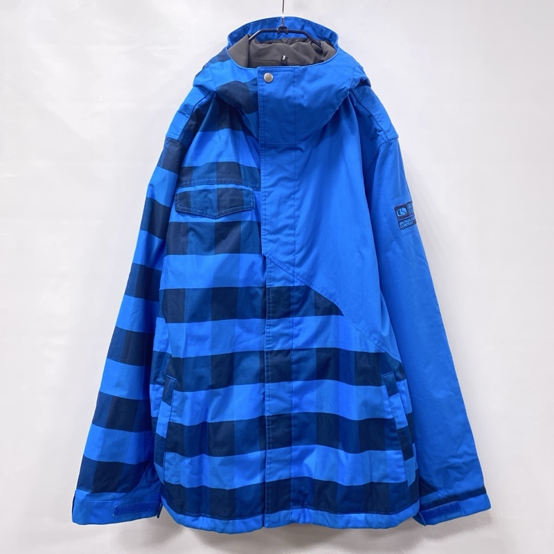 BONFIRE/ボンファイア/M TIMBERLINE JKT/ティンバーライン ジャケット/ボードウェア/ジャケット/スキージャケット/ブルー/チェック切り替え拍卖