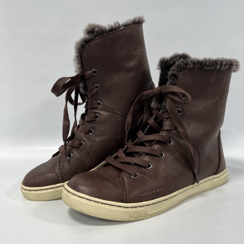UGG Australia/アグ オーストラリア/Croft Luxe Quilt Hi-Top/クロフトラックスキルト ハイトップ/1013908/内ファーレースアップスニーカー拍卖