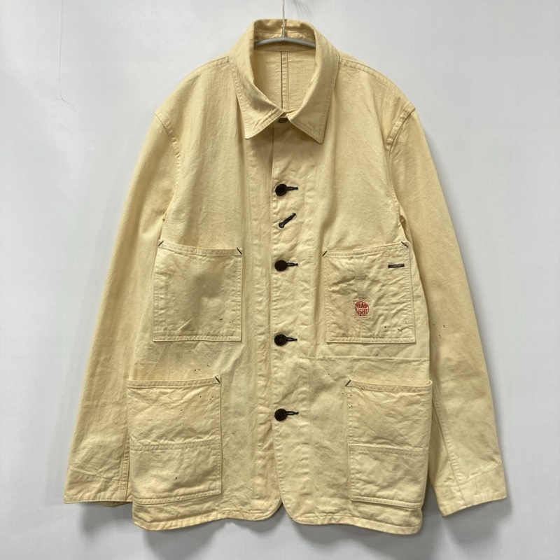 HEADLIGHT/ヘッドライト/汚し×ペンキ加工 カバーオール/オフツイル/ワークコート/チェンジボタン/ユニオンチケット/東洋エンタープライズ拍卖