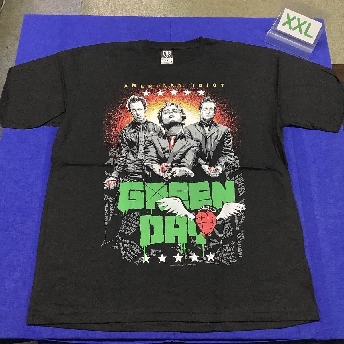SR5D2 グリーンデイ バンドTシャツ XXLサイズ 5 GREEN DAY 半袖Tシャツ 拍卖