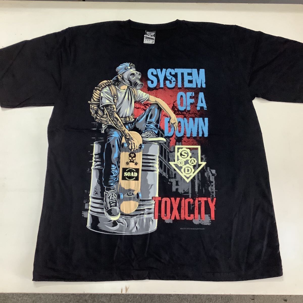 SR5D3 システムオブアダウン バンドTシャツ XXLサイズ SYSTEM OF A DOWN 半袖Tシャツ SOAD拍卖