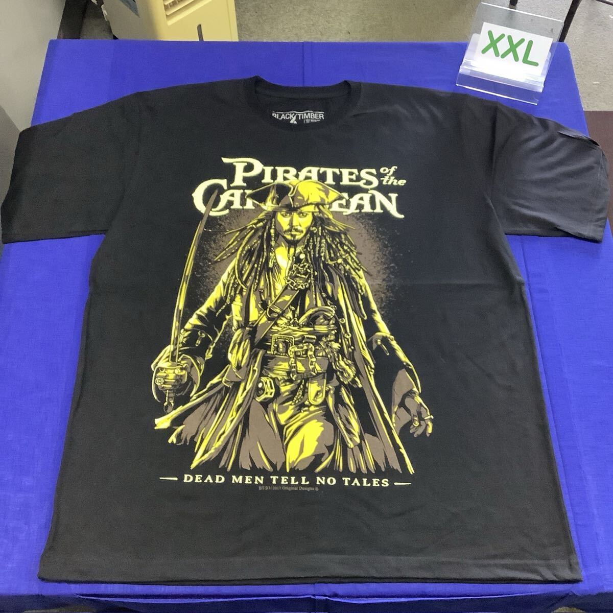 SR5D4 パイレーツ オブ カリビアン Tシャツ XXLサイズ Pirates of Caribbean ジャックスパロウ Jack Sparrow ジョニー・デップ 拍卖